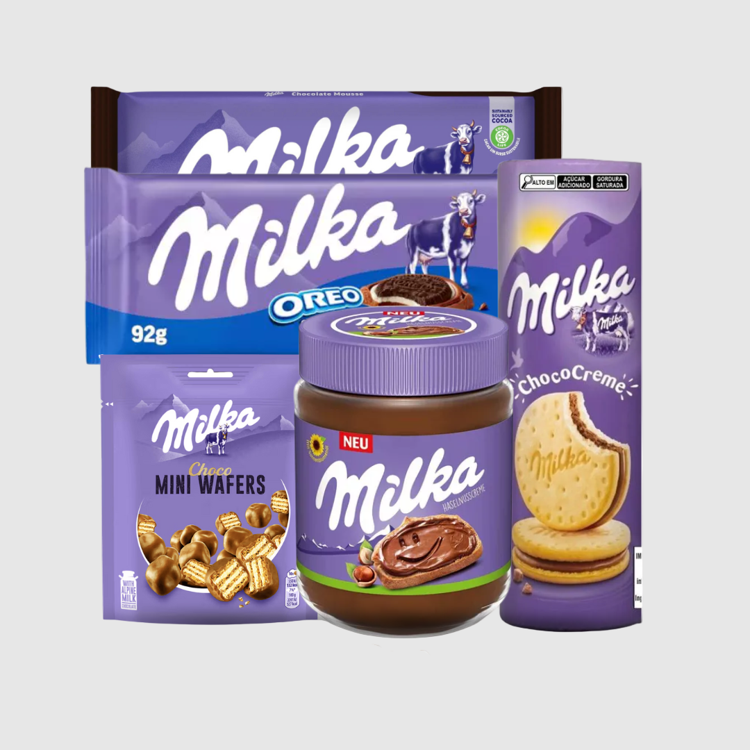 Combo Milka – Kit com 5 chocolates Milka