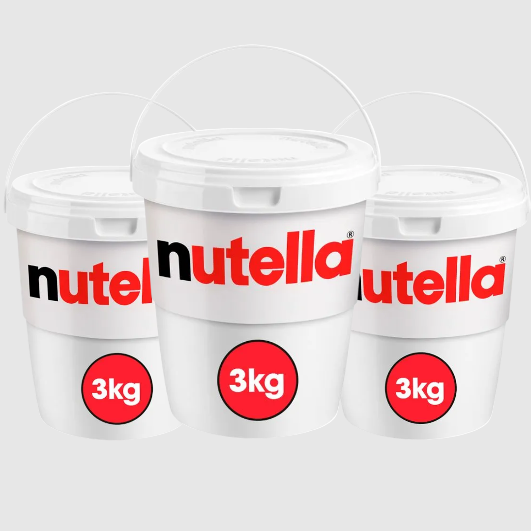 Combo 3 Potes Nutella 3kg